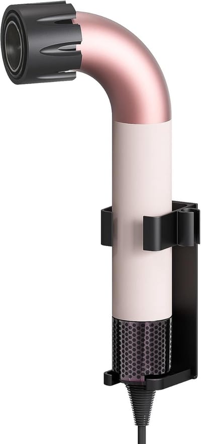 Haarföhn wandhouder - aluminium - voor Dyson Supersonic r en multi-styler - ruimtebesparend en praktisch - ShopVlot