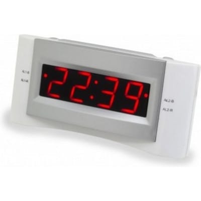 Soundmaster UR122WE wekkerradio met USB laadfunctie wit