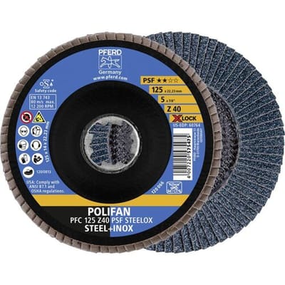 Getande borgring X-LOCK PSF Z STEELOX D.125mm K.40 con.INOX ZK Z ...