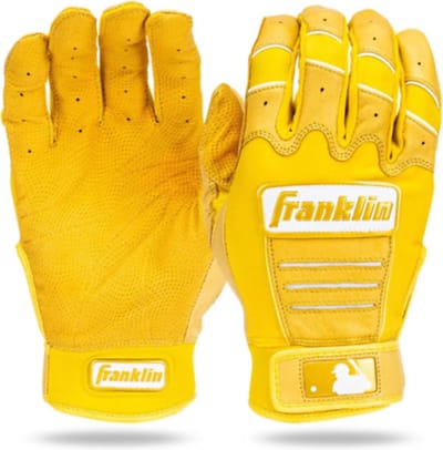 Franklin Honkbal/Softbal Slaghandschoenen Volwassenen| Maat S Kleur Yellow