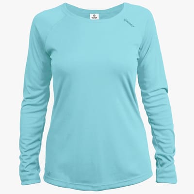 Vapor Apparel - UV-shirt met lange mouwen voor dames - lichtblauw - maat M