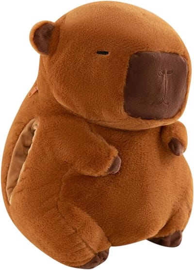 Knuffel Handwarmer - Zachte Pluche Toy - Winterse Warmte - Inclusief Warmwaterkruik - 30cm Hoog