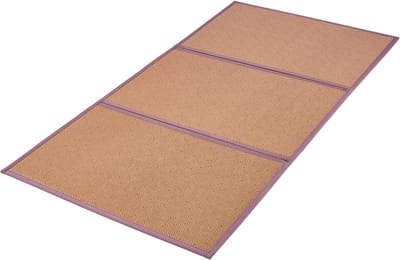 Japanse Tatami Mat - 203,2 X 99,1 cm, Opvouwbare, Handgeweven Tatami Mat van Natuurlijk Rotan. Antislip en Gemakkelijk Schoon te Maken Japanse Tatami-Vloermat