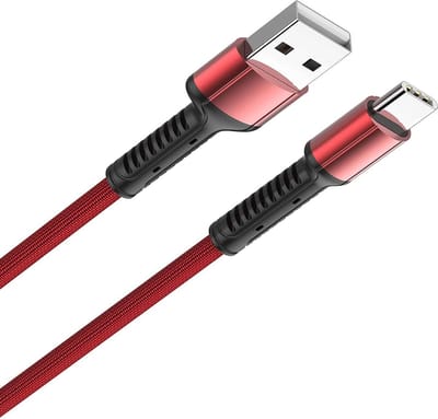 LS63 Toughness USB C Type Oplaad Kabel 2.4A Fast Cable - Geschikt voor: o.a Samsung / Sony / Motorola / Nokia / Xiaomi / LG / OnePlus / Huawei