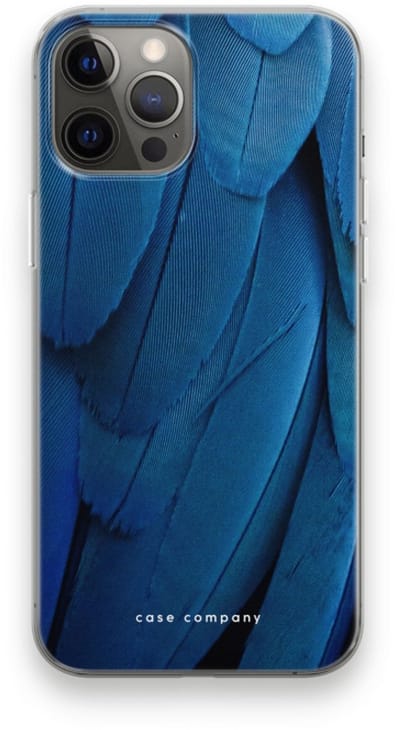 Case Company® - Hoesje geschikt voor iPhone 12 Pro Max hoesje - Pauw - Soft Cover Telefoonhoesje - Bescherming aan alle Kanten en Schermrand