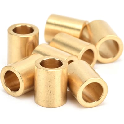 8 stuks Zelfsmerende Messing Bus 8mm Boring X 12mm Buitendiameter X 15mm Lengte Speciale Lagerbus voor Messing Bus Schuif