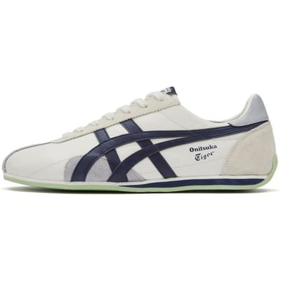 Onitsuka Tiger Runspark Comfortabele Schokabsorberende Ademende Lichtgewicht Lage Top Casual Hardloopschoenen Unisex sneaker Wit Blauw 1183B480-103 44 white