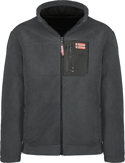 Fleece Vest Teddy Gevoerd Heren Grijs Geographical Norway - S