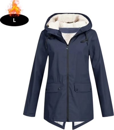 Livano Windjas Dames - Parka - Lente & Herfst - Jas - Volwassen - Windjack - Windbreaker - Outdoor - Blauw - L