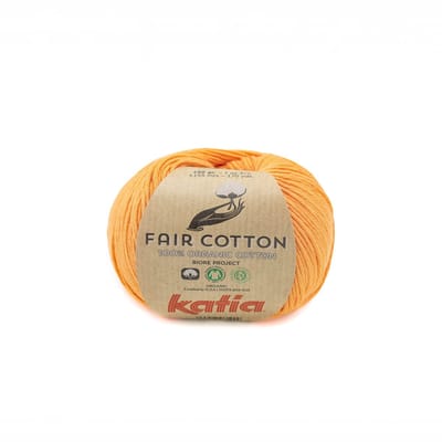 Katia Fair Cotton - 43 lichtoranje - Biologisch Katoengaren
