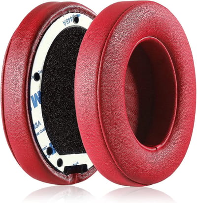 Phreeze Oorkussen Set - Geschikt voor Beats by Dr. Dre Solo 2.0 / 3.0 Oorkussens Wireless Koptelefoon - Oorkussen Replacement - Rood