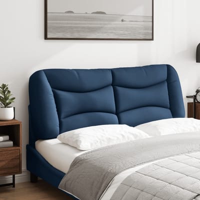vidaXL - Hoofdbordkussen - "Hvar" - 120 - cm - stof - blauw
