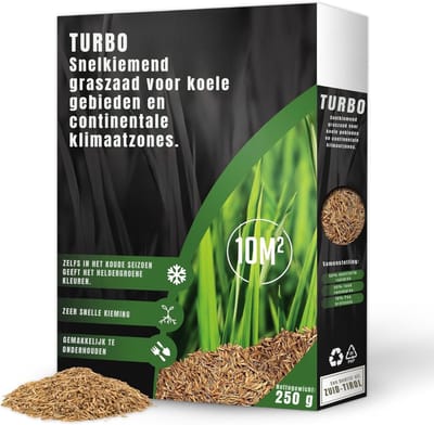 AHD® Graszaad - Graszaad Herstel - Graszaad Schaduw - Graszaad Speelgazon - Helder groen - 10cm x 10cm x 10cm