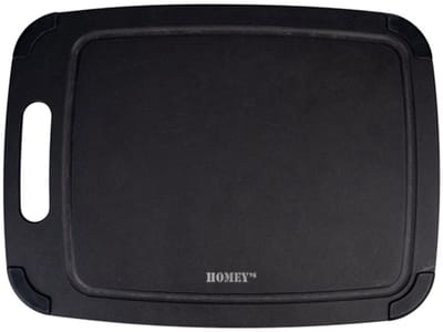Homey's FIBR Natuurlijke Snijplank – 44 cm – Zwart