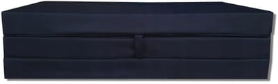 Opvouwbaar reismatras 200x120x10 cm - waterdicht slaapmatras voor camping, logees en tuin, zwart