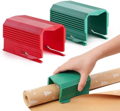 2x Handige Papiersnijder Set voor Inpakpapier: Strak en Snel Cadeaus Inpakken