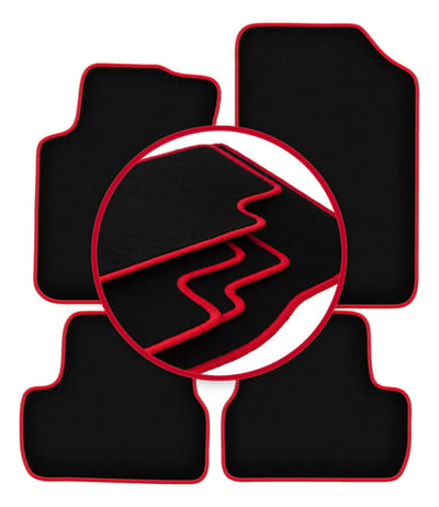CARLUX-RED automatten voor: Citroen C3 I hatchback (2002-2009)
