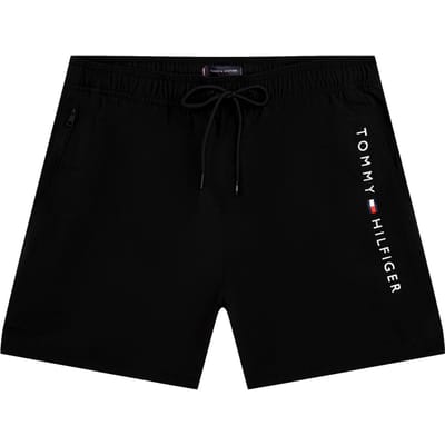 Tommy Hilfiger Medium Drawstring Swim Trunk Black Maat: L | Zwembroeken Outlet | Heren | Zwart