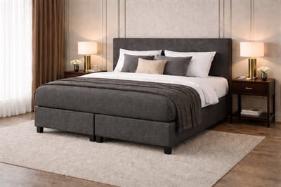 Boxspring Rotterdam Compleet van DER Bedding - OP MAAT & Verkrijgbaar in veel diverse kleuren! - 115x210