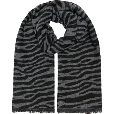 Only Onlmila leo woven scarf cc medium grey melange/