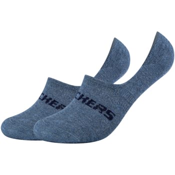 2 paar Skechers unisex footies mesh ventilatiesokken SK44008