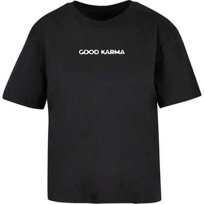 Dames-T-shirt Miss Tee Karma Butterfly