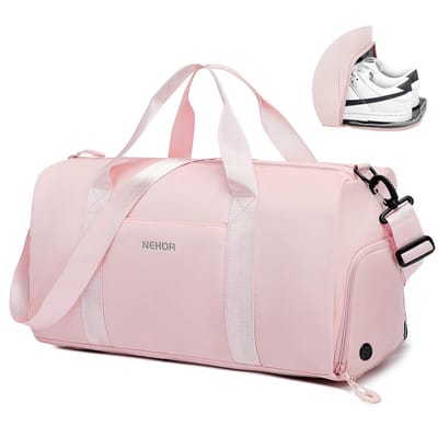 Sportschooltas met Schoenen- en Natte Kledingvak - Multifunctioneel & Waterafstotend - Pink/Black