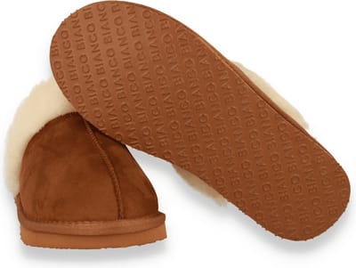 Bianco Dames Pantoffel Biasweetie | Camel | Maat: 37