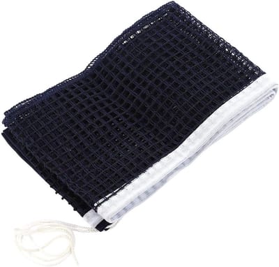 Tafeltennis Net - Pingpong Net - Sport Training - Robuust Katoen - 182 x 15 cm - Zwart