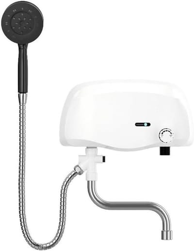Elektrische Boiler - Mini Waterverwarmer - Direct Warm Water - Instelbare Temperatuur - 3500W - Wit