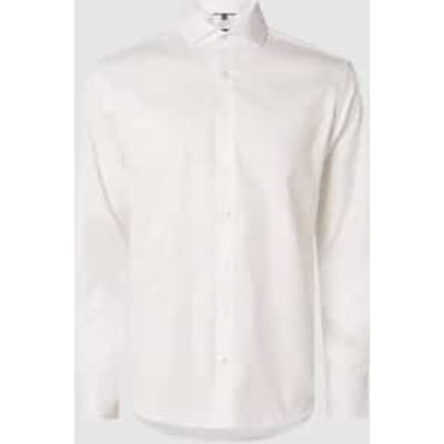 ETERNA modern fit overhemd - dubbele manchet - niet doorschijnend twill heren overhemd - wit - Strijkvrij - Boordmaat: 39 (EU maat: M)