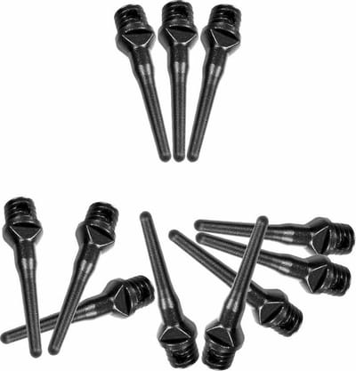 ABC Darts Softtip Dartpunten Pentathlon - 25mm Zwart - ca 1000 stuks