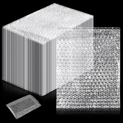 Allecto Plus - 50 stuks bubbelzakken voor verzendverpakking - 300 x 400 mm - verpakkingsfolie met luchtkussen - bescherming voor stootvaste bekleding - bubbelzak 30 x 40 cm