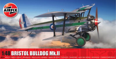 Airfix Modelbouwpakket Vliegtuigen - 05141 Bristol Bulldog Mk.ll - Propeller Vliegtuig Plastic - 1:48 - Modelbouw