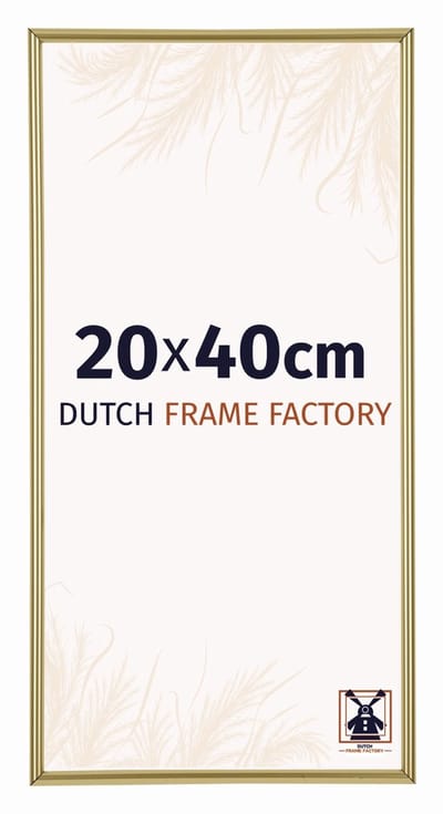 Fotolijst 20x40 cm - Kunststof - Goud - Angers
