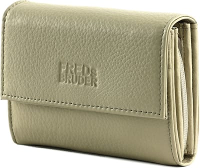FREDsBRUDER Leren Portemonnee Sha Na Na Wallet Marble Beige