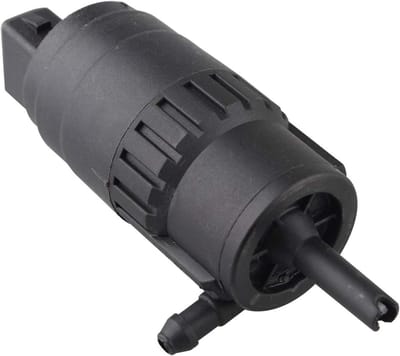 Voorruit Pomp - Waswaterpomp Motor - Auto Onderhoud - Enkele Uitlaat - 12V - Zwart