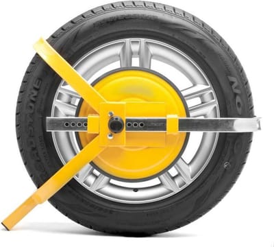 Wielklem slot - Auto / Aanhanger beveiliging - 13 Inch tot 17 Inch