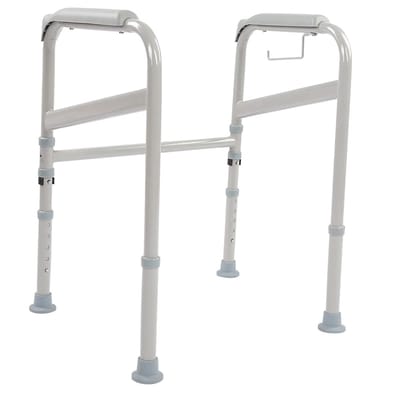 Dailygoody - Handrail voor badkamerstoilet - Hoogte verstelbaar - Veiligheidshandicap met antislip - Draagbaar veiligheidsframe - Geschikt voor oudere