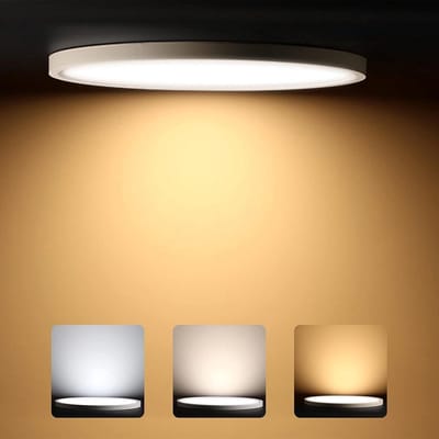 Slim Plafondlamp Badkamerverlichting - Natuurlijk Wit Warm Wit - Inbouwverlichting voor Kantoor Keuken - LED - Instelbare Kleurtemperatuur