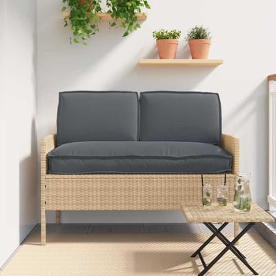 vidaXL - Kussen - Set - Oxford - Stof - Antraciet - 120 - x - 50 - x - 52 - cm