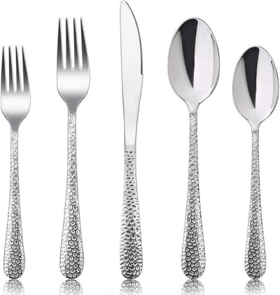 Bestekset 12 Persoons - Vaatwasserbestendig - RVS - Zilver