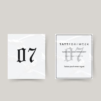 Tijdelijke tattoo 07 | Neptattoo volwassenen | Tijdelijke tattoo voor volwassenen | Temporary tattoo | Plaktattoos voor volwassenen | Neptattoos | Probeer zorgeloos een tattoo | tattforaweek