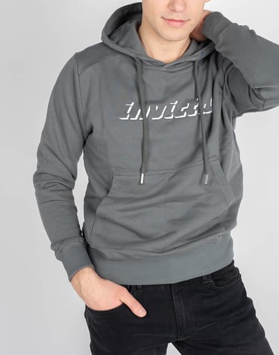 Invicta blouse Hoodie Mannen Grijs
