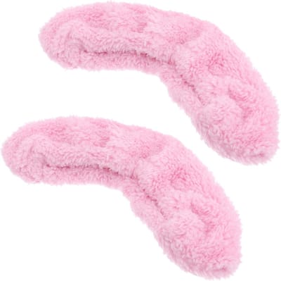 Schaatsbeschermers - Blade hoezen - Schaatsen beschermen - Fluwelen stof - 24 cm - Roze