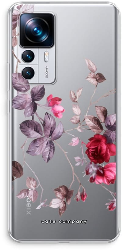 Case Company® - Hoesje geschikt voor Xiaomi 12T hoesje - Mooie bloemen - Soft Cover Telefoonhoesje - Bescherming aan alle Kanten en Schermrand