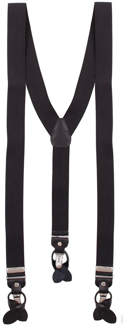 TRESANTI | ZANIN | Elastische bretels uni | zwart