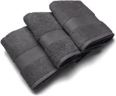 Casilin Royal Touch - Hotel Kwaliteit - Pakket van 3 Handdoeken - 40 x 70 cm - Donkergrijs