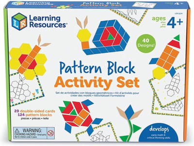 Pattern Blocks - Mozaïk activiteitenset (144-delig)