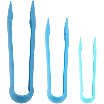 3 STUKS Multifunctionele Plastic Broodtangen Voedselklemmen voor Thuisbakkerij (Groen) Blue